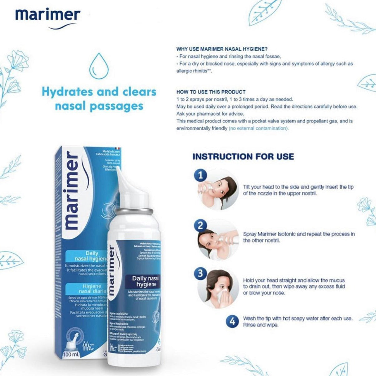 Marimer Daily Nasal Hygiene Spray