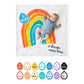 Lulujo Milestone Blanket & Card Set
