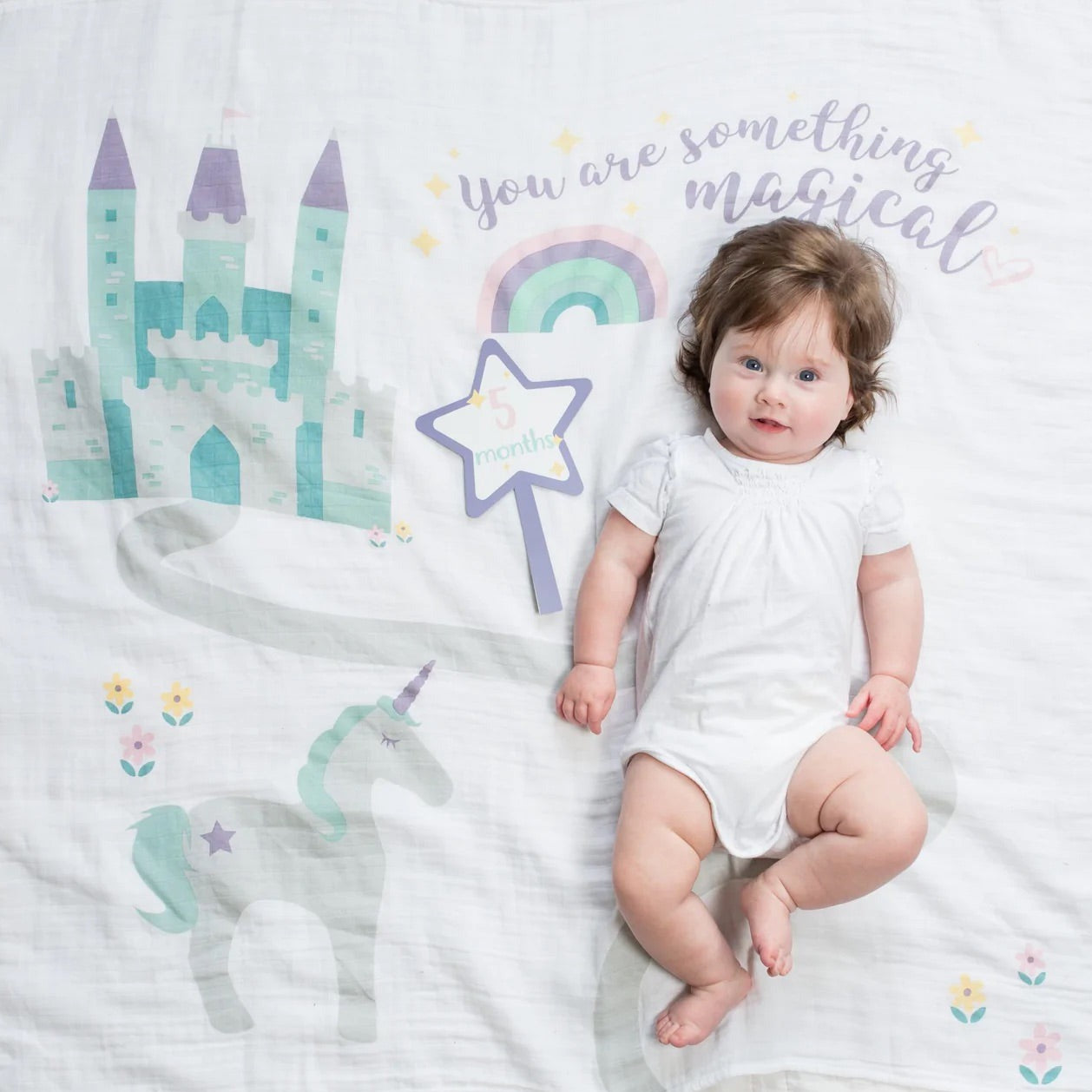 Lulujo Milestone Blanket & Card Set