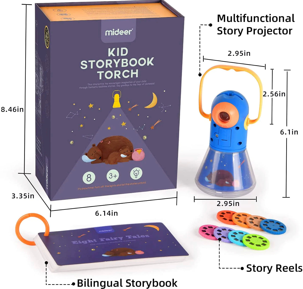 Mideer Kids Storybook Torch