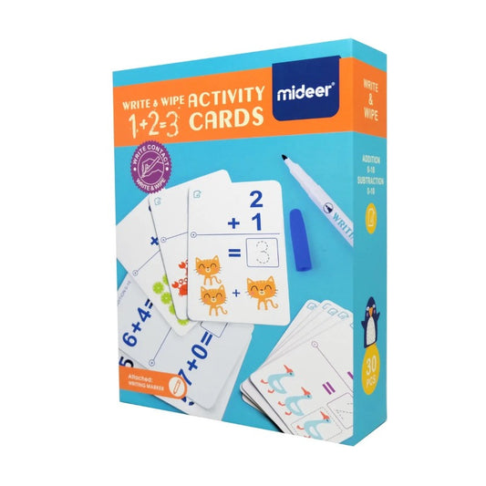 Mideer Write & Wipe Activity Cards