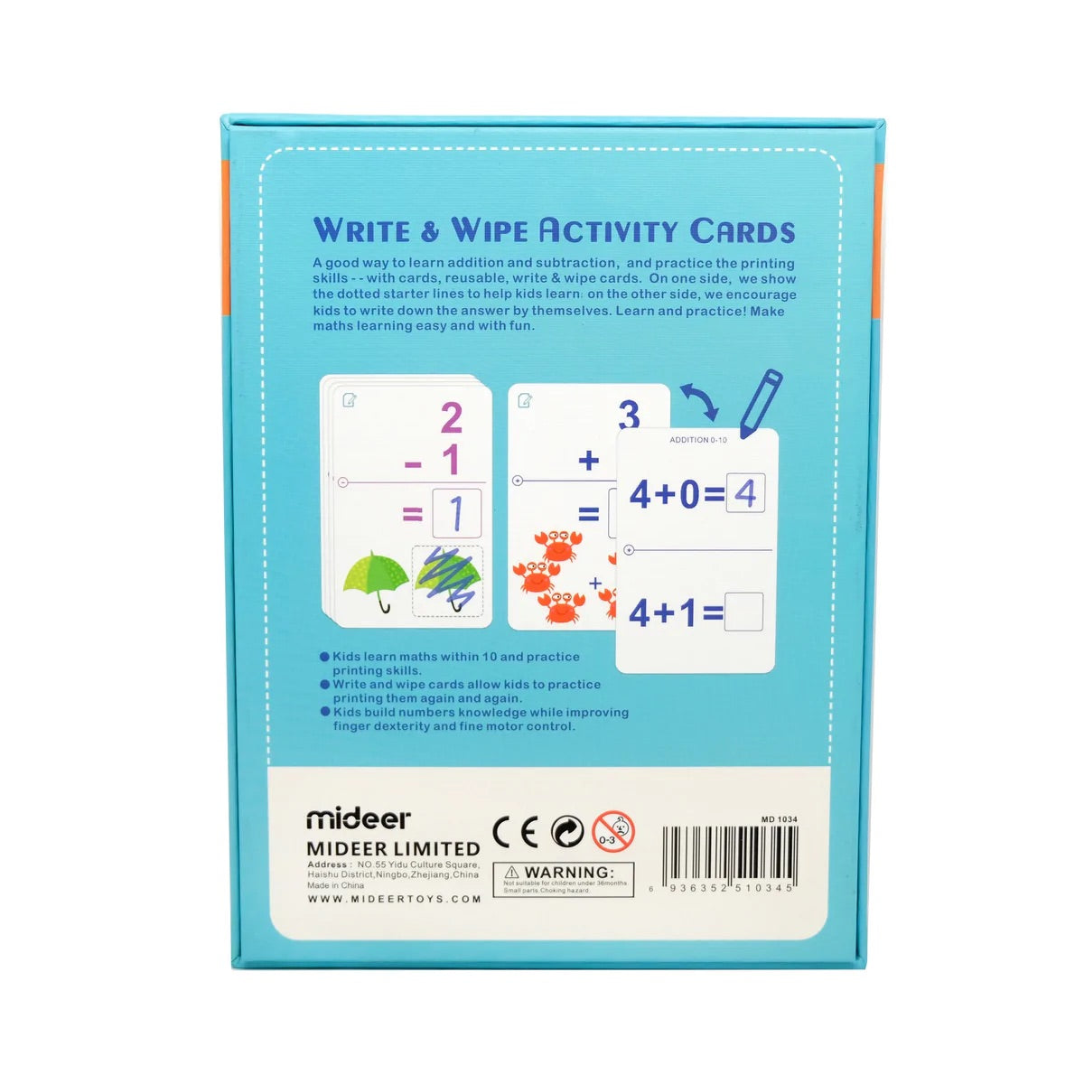 Mideer Write & Wipe Activity Cards