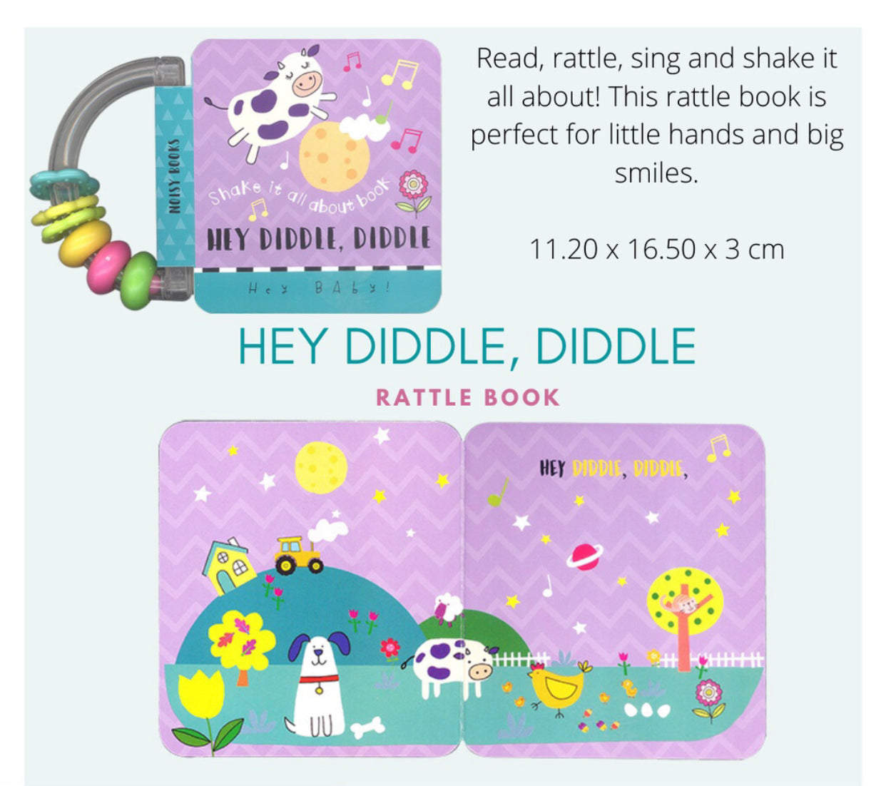 Hey Baby Rattle Book