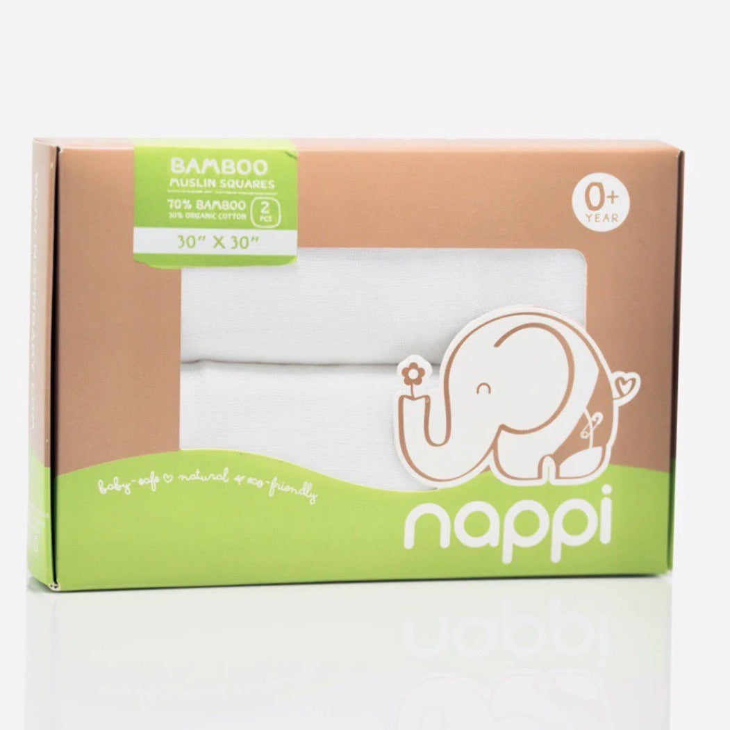 Nappi Baby Bamboo Muslin SquaresNappi Baby Bamboo Muslin Squares