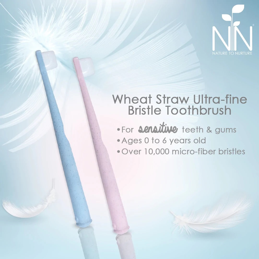 Nature To Nurture Wheat Straw Ultra-Fine Bristle Toothbrush 0-6 Yrs Old