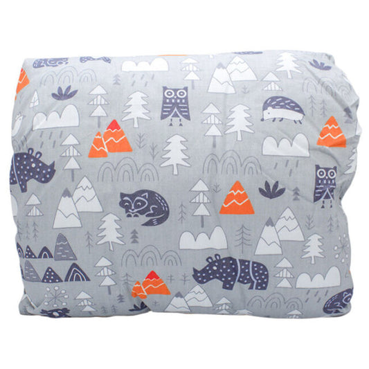 Orange and Peach Breastfeeding Pillow 2-in-1