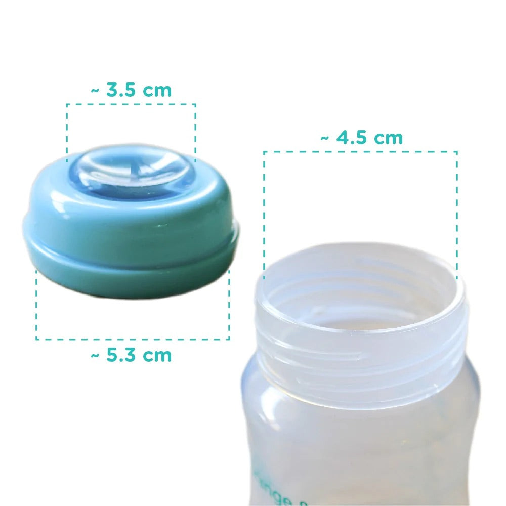 Orange & Peach Breast Milk Storage Bottles