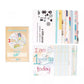 Orange & Peach Milestone Cards