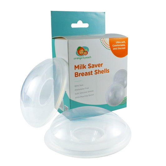 Orange & Peach Milk Saver Breast Shells