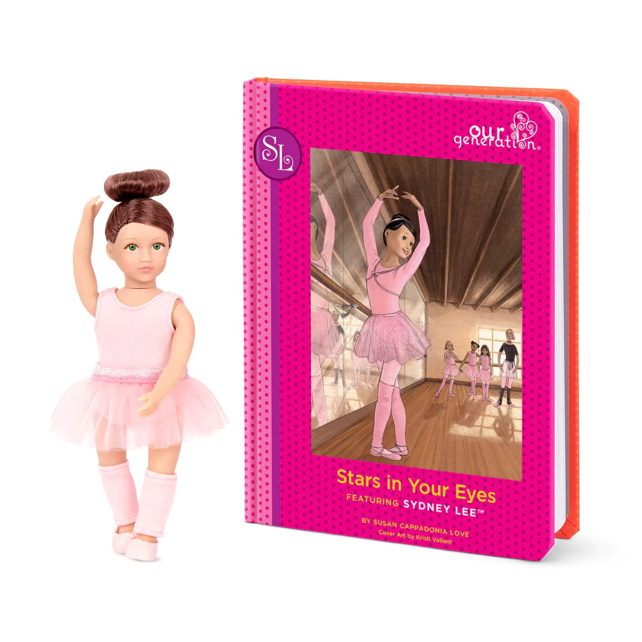 Our Generation Sydney Lee Ballet Doll w/ Storybook