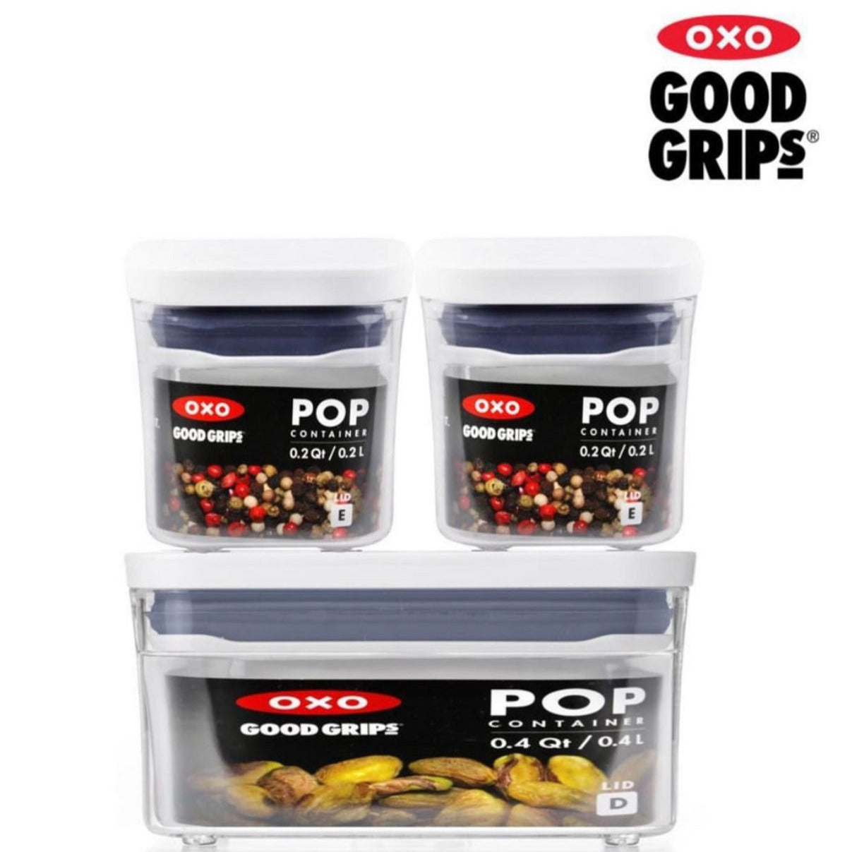 OXO Good Grips Pop Container 3-Piece Starter Set