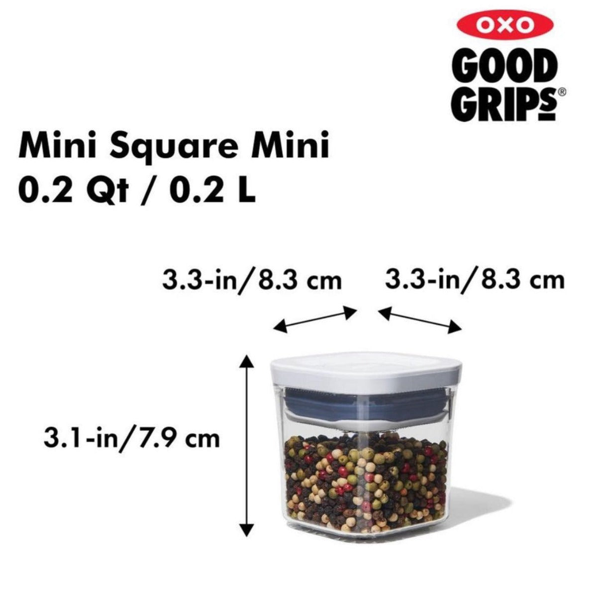 OXO Good Grips Pop Container 3-Piece Starter Set