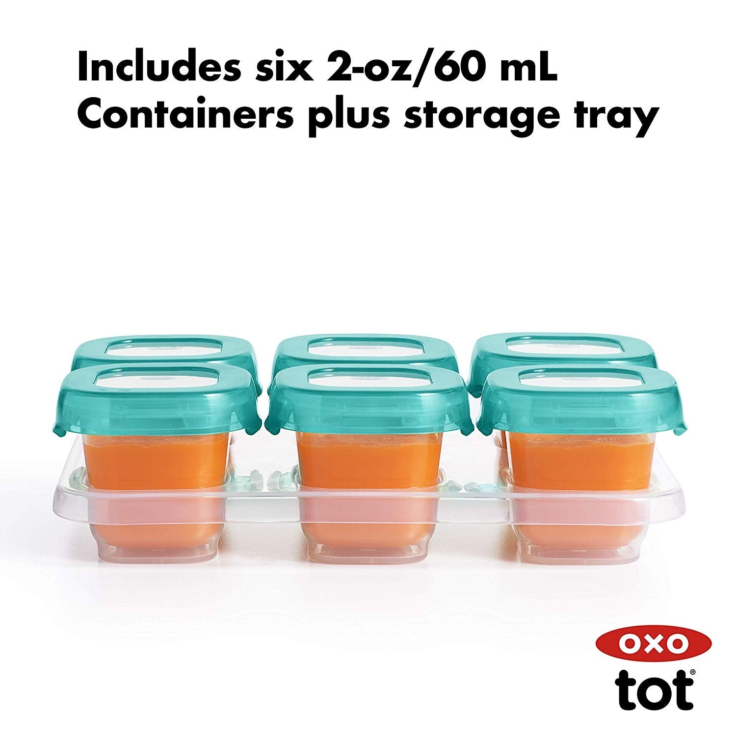 Oxo Tot Baby Blocks Freezer Storage Containers – 2 Oz