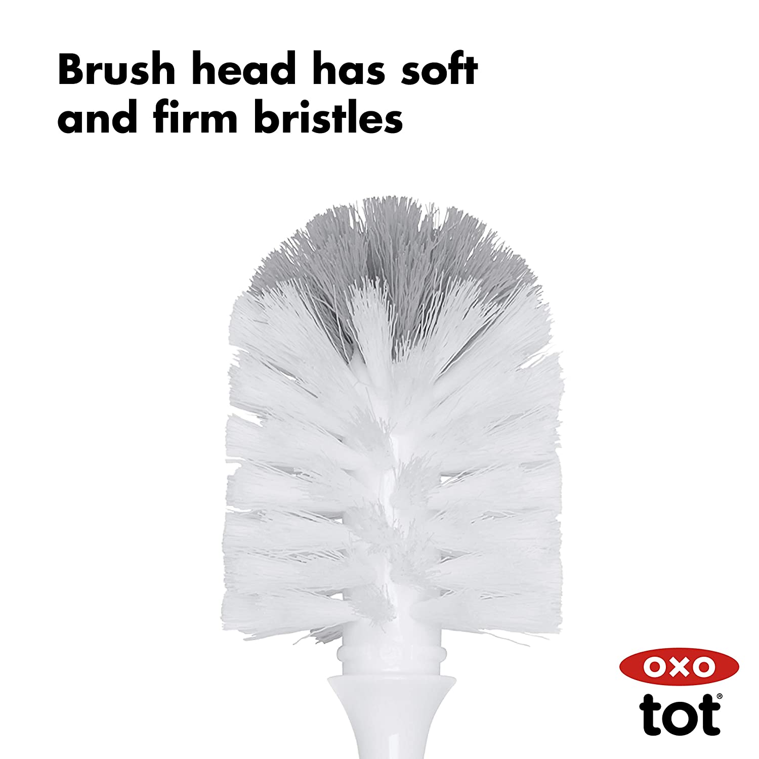 Oxo Tot Bottle Brush With Nipple Cleaner & Stand