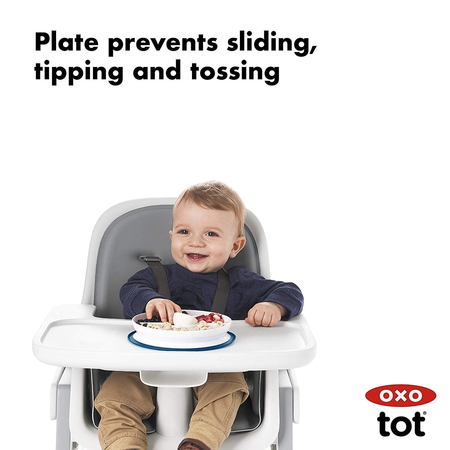 Oxo Tot Divided Plate With Removable Training Ring