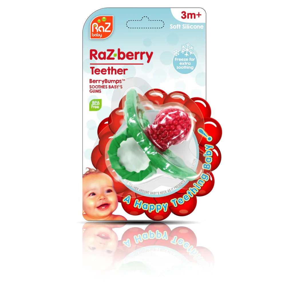 RaZ Baby RaZberry Teether – Tots & Moms