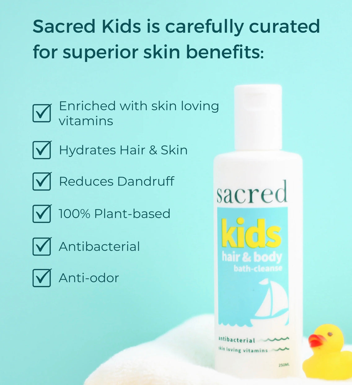 Sacred Kids Hair & Body Bath Cleanser