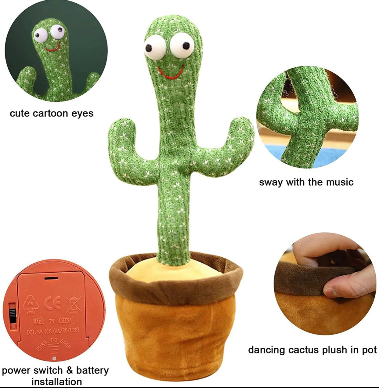 Dancing Cactus Toy