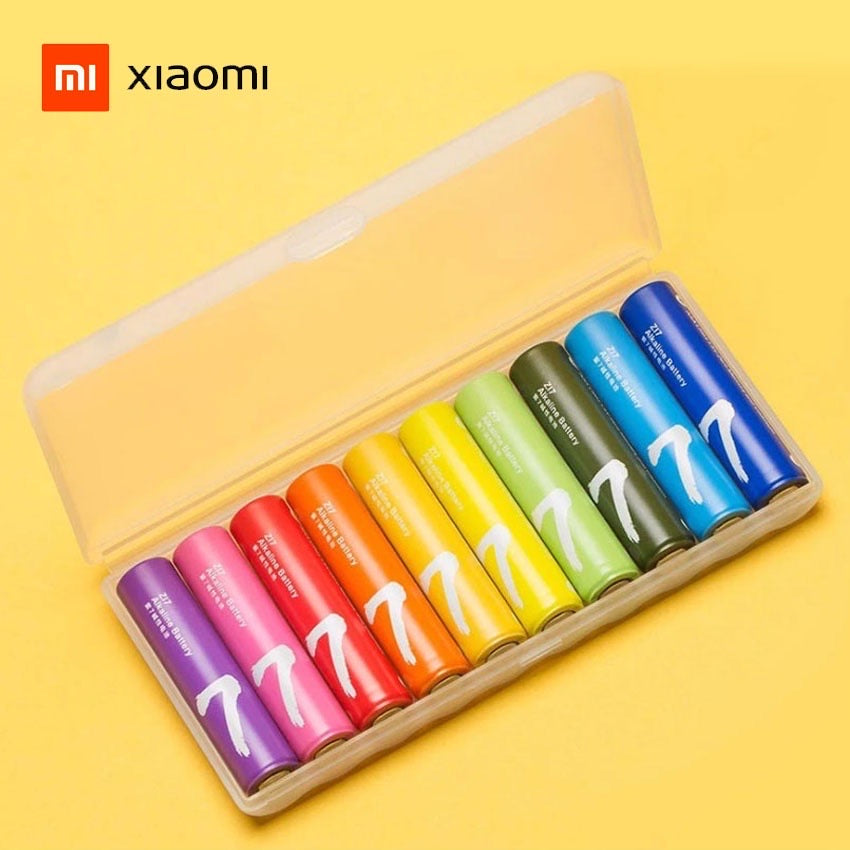 Xiaomi Rainbow Alkaline Batteries 10-pack