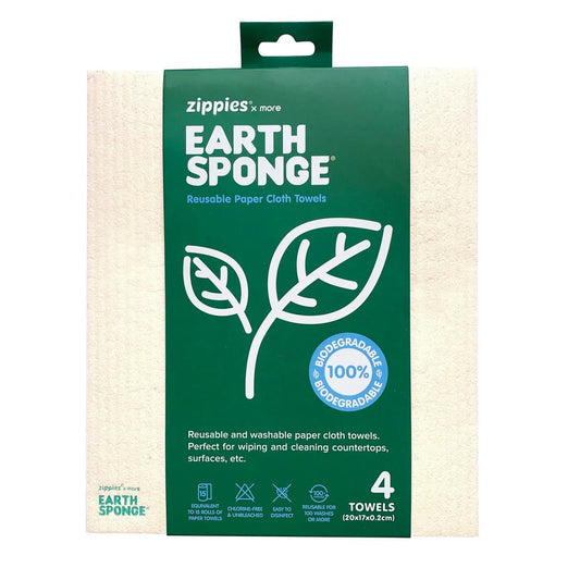 Zippies Earth Sponge Reusable Paper Cloth Towels