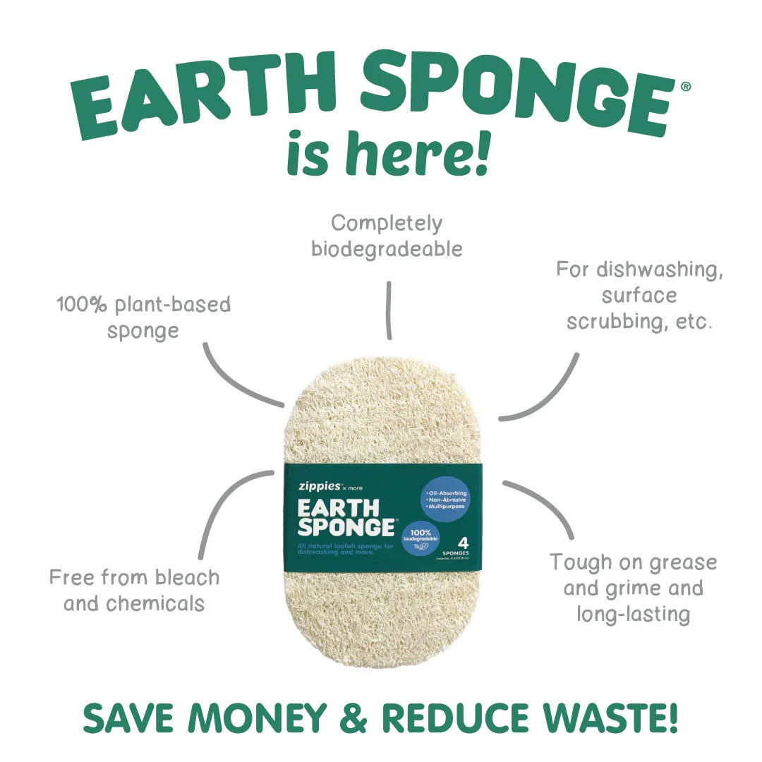 Zippies Earth Sponge Scrubber