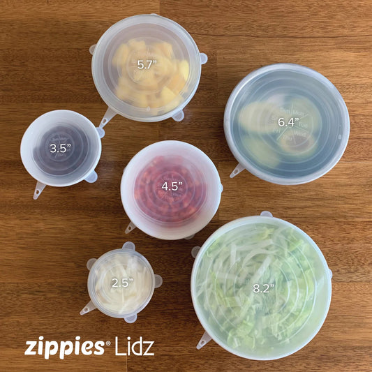 Zippies Lidz Reusable Silicone Stretch Lids