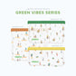 Zippies Reusable Lay Flat Storage Bags - Green Vibes Series