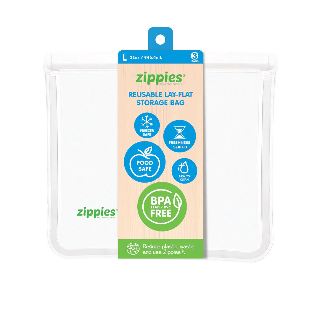 Zippies Reusable Lay Flat Storage Bags