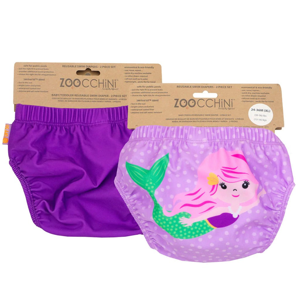 Zoocchini UPF50 Swim Diaper Set of 2