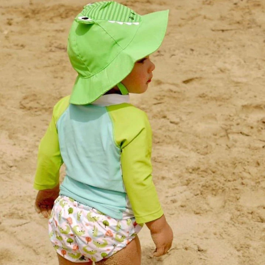 Zoocchini Swim Diaper + Sun Hat Set