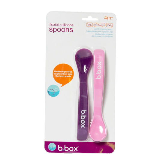 B.Box Flexible Silicone Spoon Pack of 2