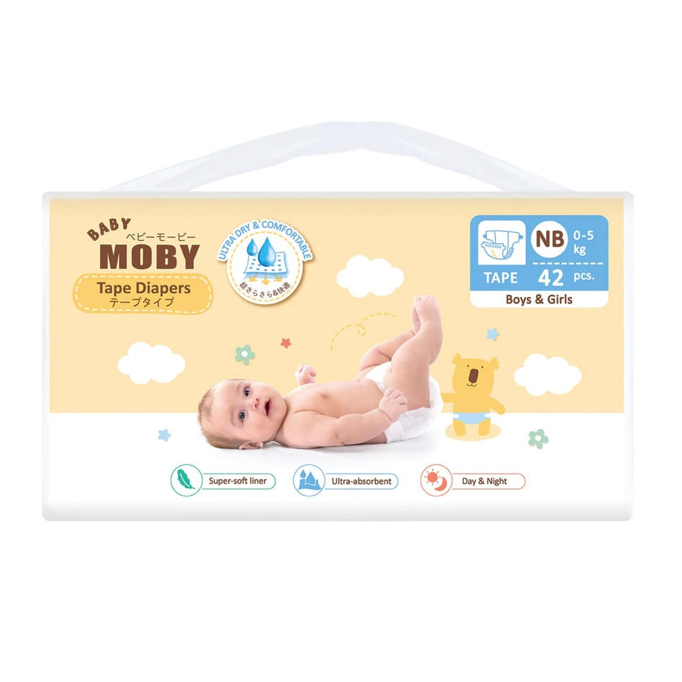 Baby Moby Tape Diapers