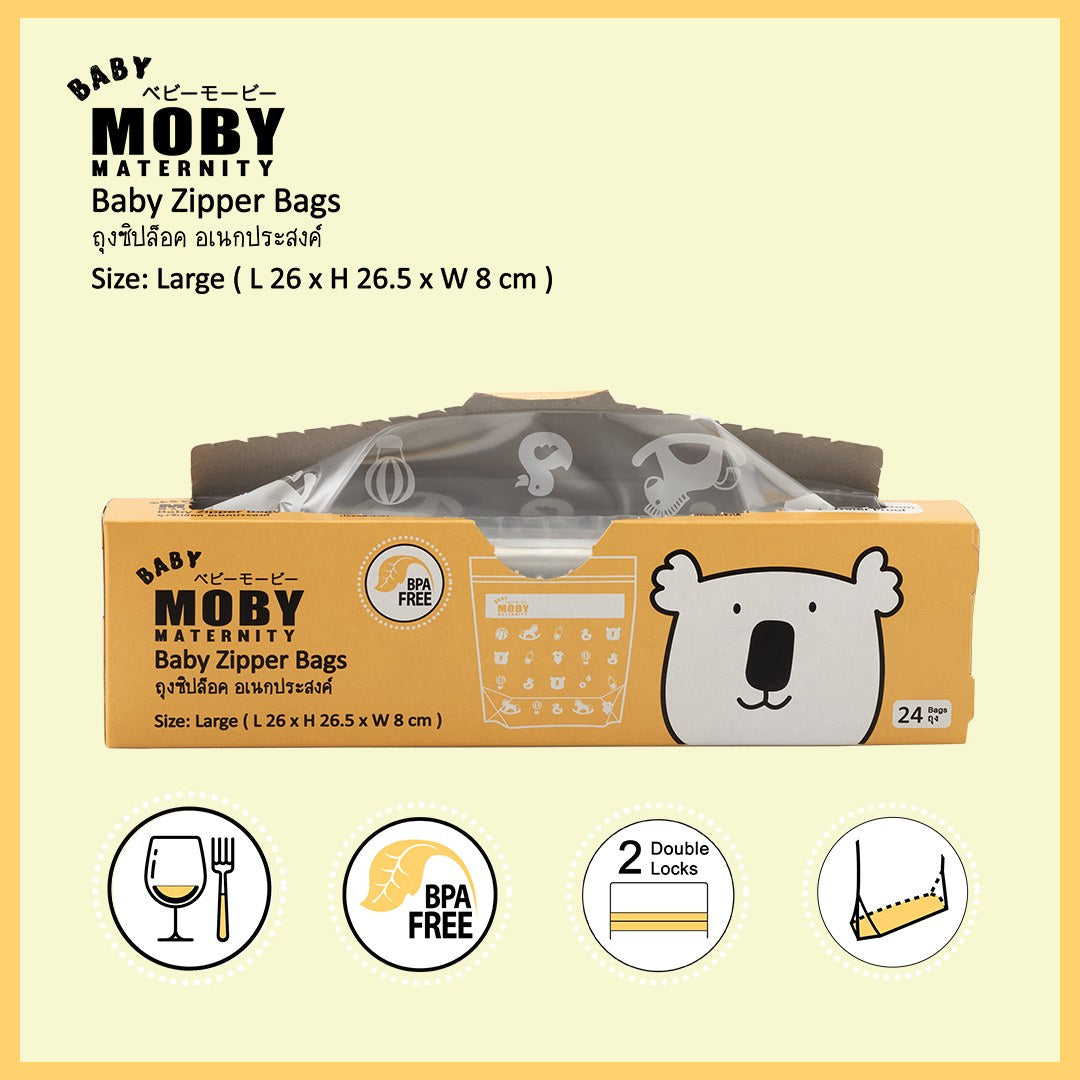 Baby Moby Zipper Bags