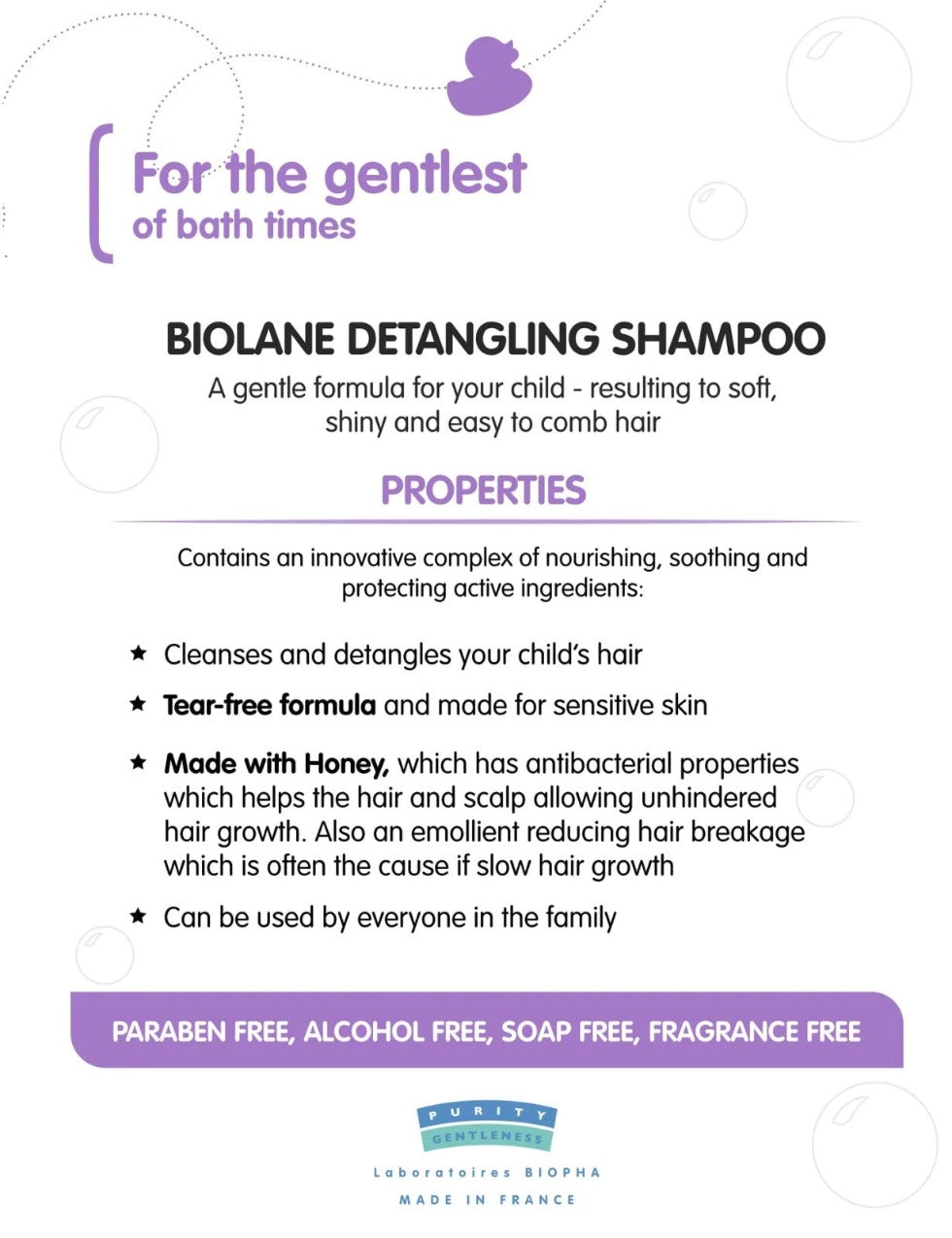 Biolane Detangling Shampoo