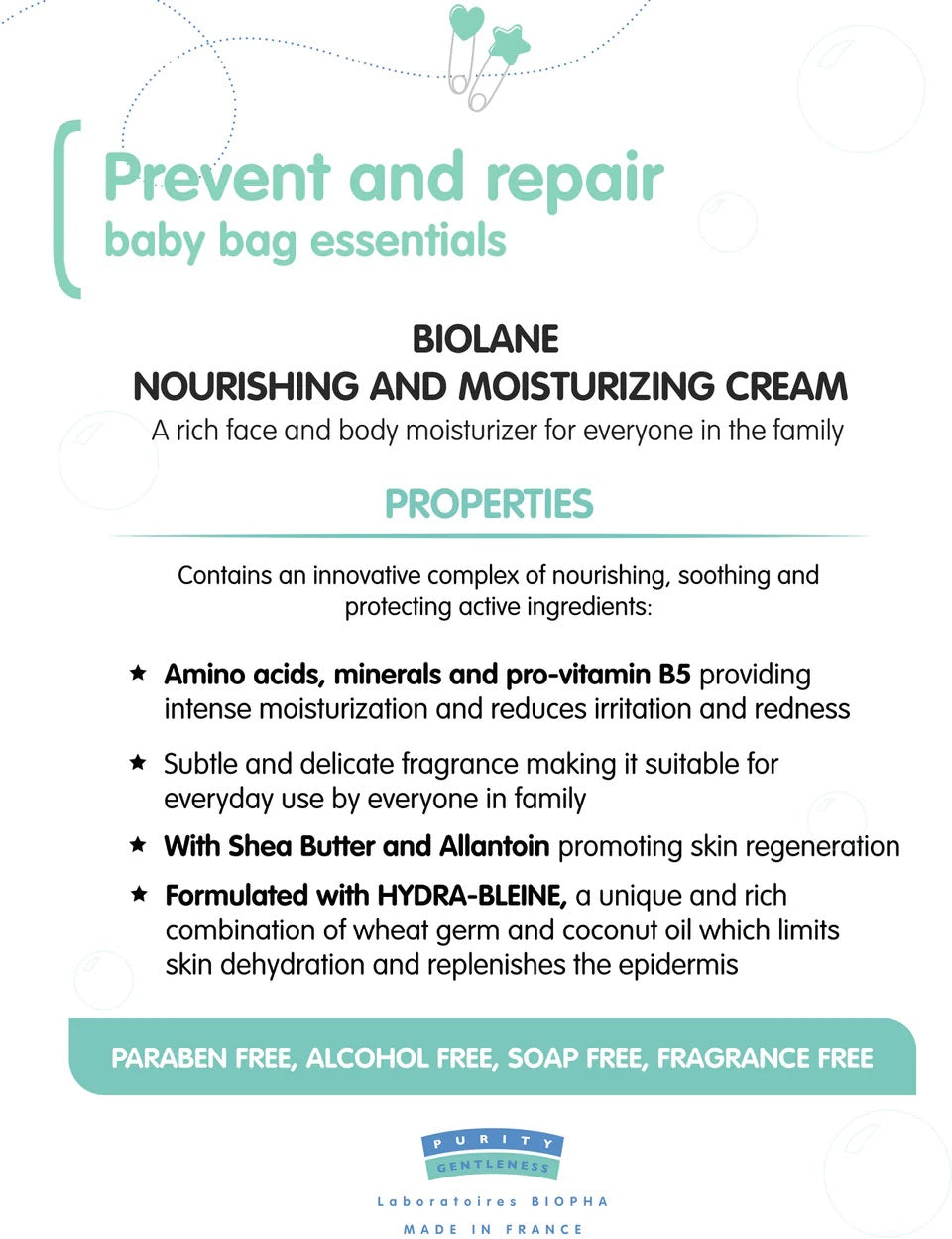 Biolane Nourishing & Moisturizing Cream