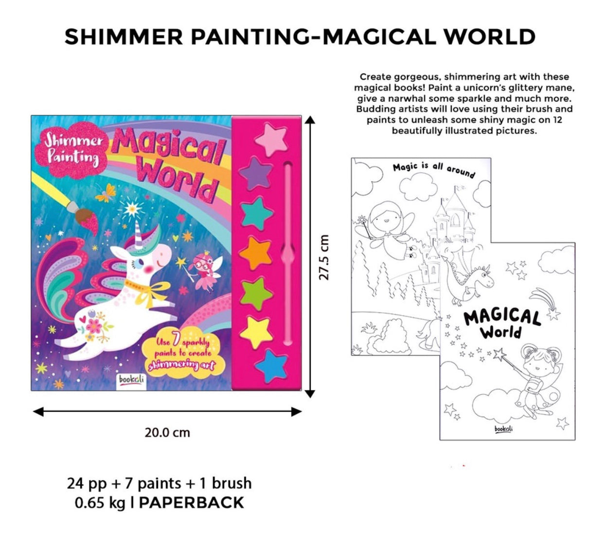 Shimmering Painting Book