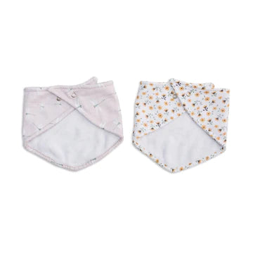 Lulujo Muslin Bandana Bib (Set of 2)