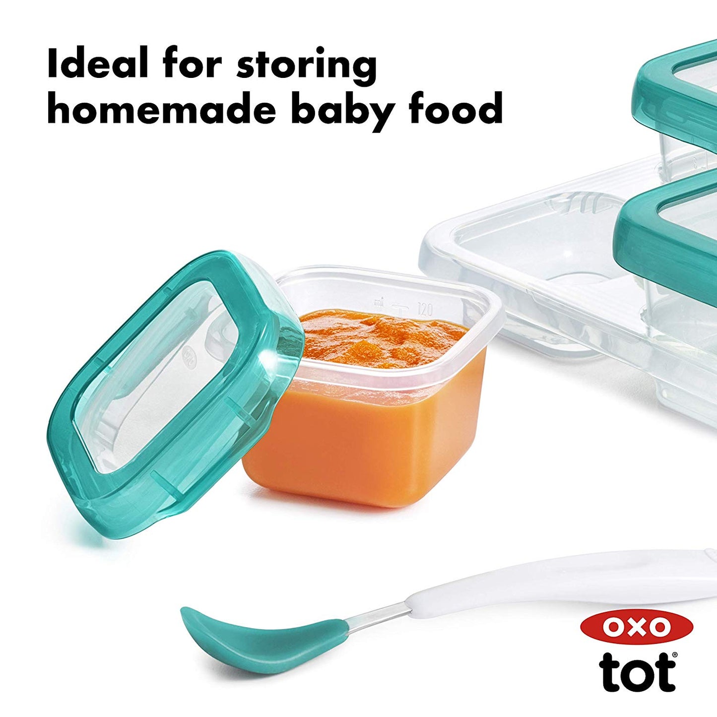 Oxo Tot Baby Blocks Freezer Storage Containers – 4oz