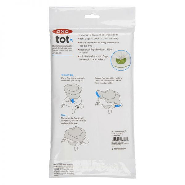 Oxo Tot 2-In-1 Go Potty Replacement Bags 