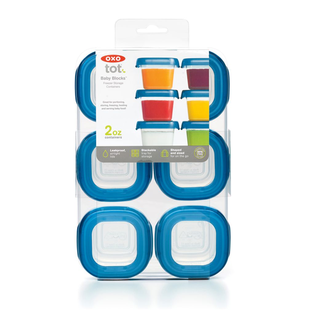 Oxo Tot Baby Blocks Freezer Storage Containers – 2 Oz