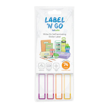 totsafe label n go sticker label