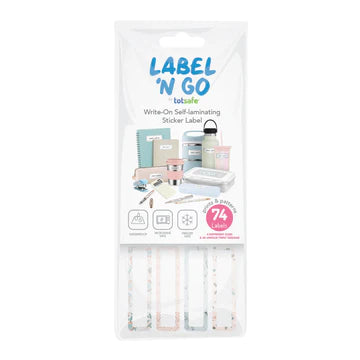 totsafe label n go sticker label