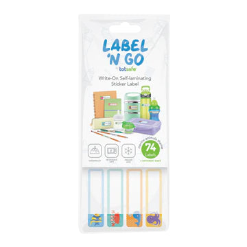 totsafe label n go sticker label