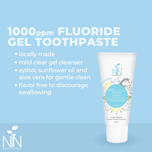 Nature to Nurture Toddler Fluoride Gel Toothpaste