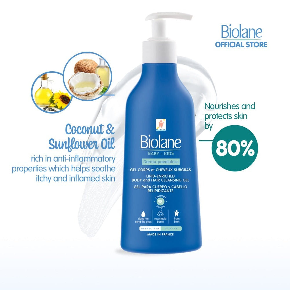 Biolane Dermo-Pediatric Lipid Enriched Cleansing Gel