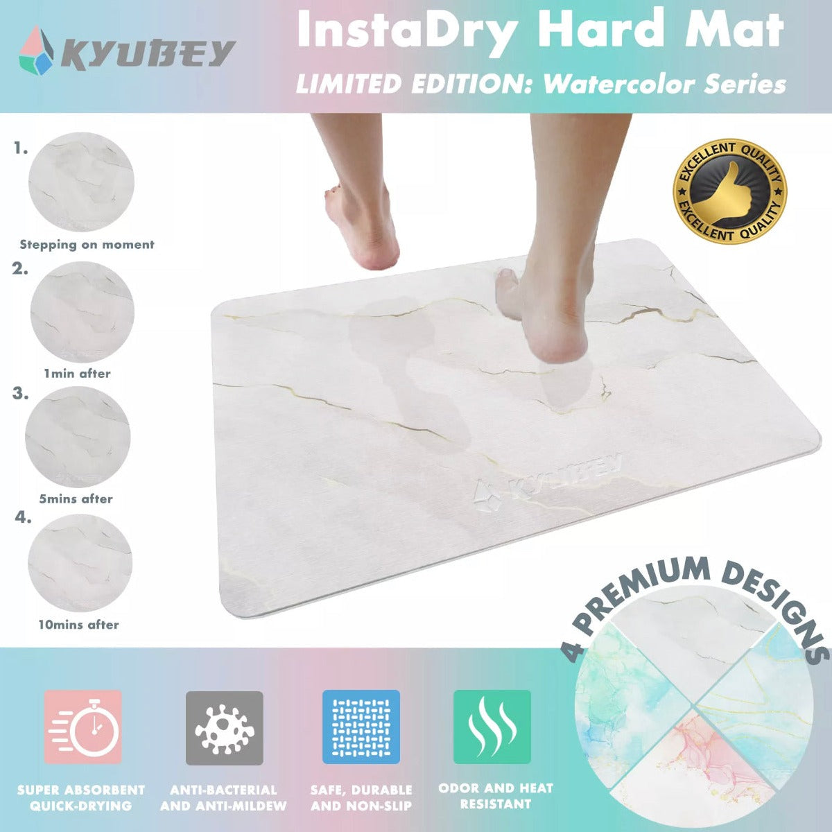 Kyubey InstaDry Hard Mat Limited Edition