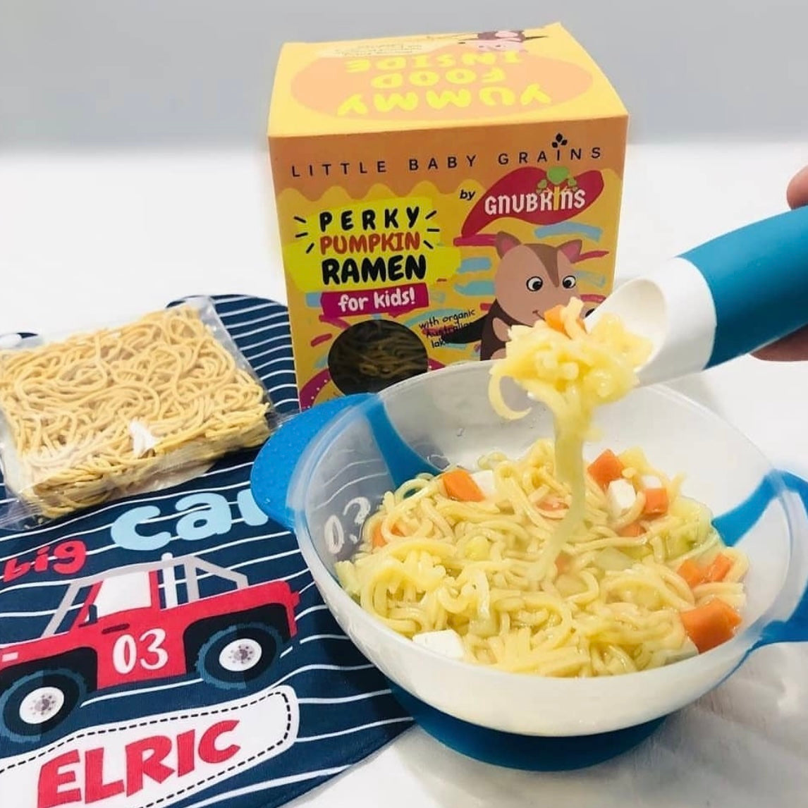 Little Baby Grains by GNUBKINS - Perky Pumpkin Ramen for Kids 250g (5 Servings)