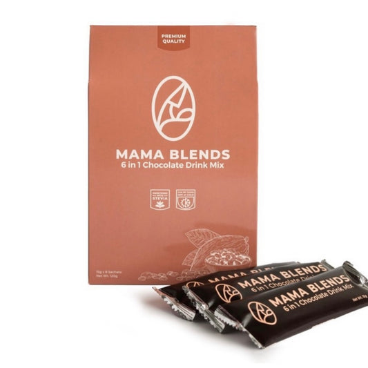 Mama Blends 6 in 1 Lactation Chocolate Drink Mix