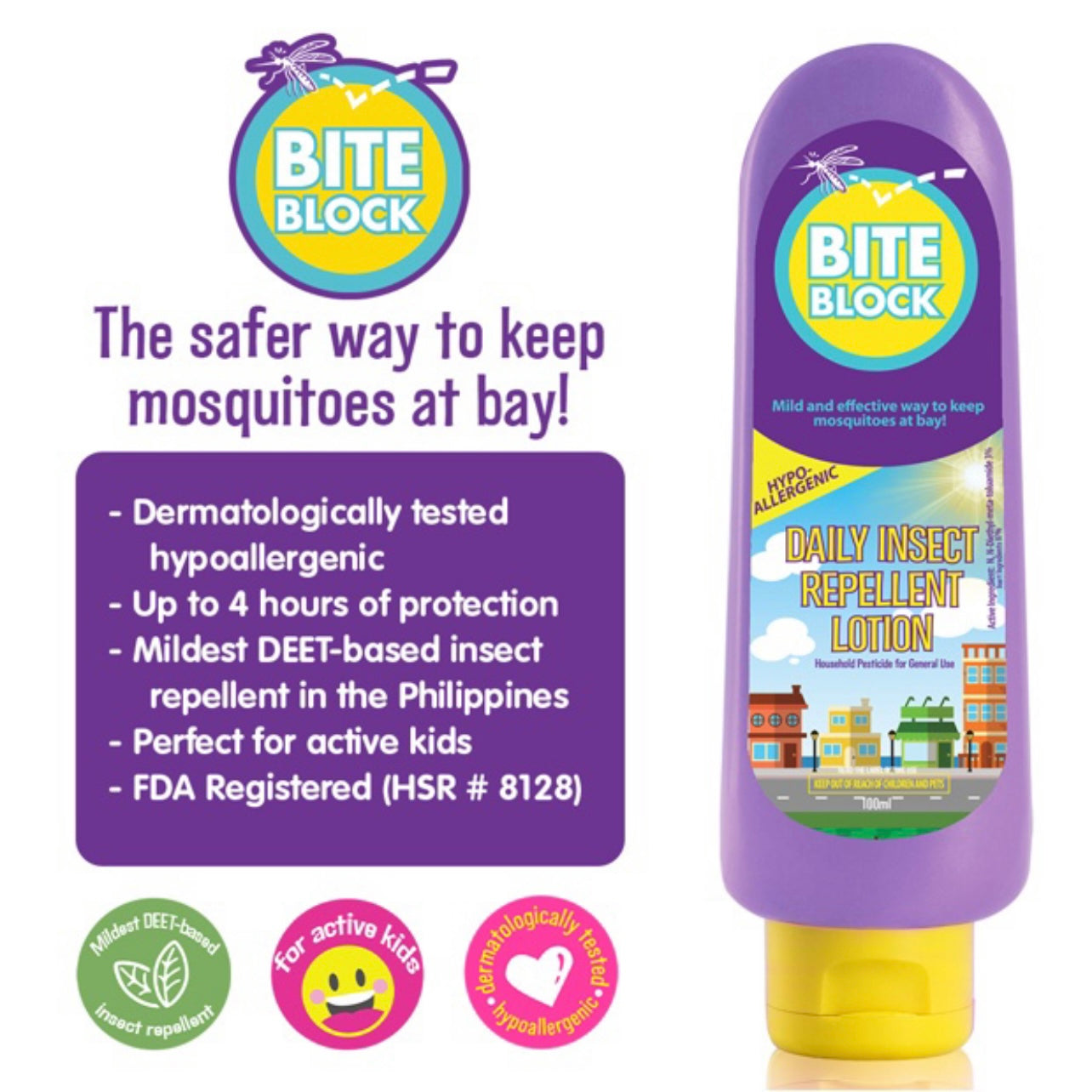 Bite Block Daily Insect Repellent Lotion