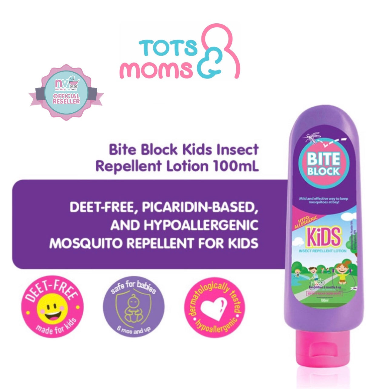 Bite Block Kids Insect Repellent Lotion